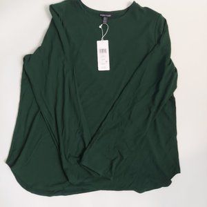 2 Eileen Fisher long sleeve, crew neck shirts